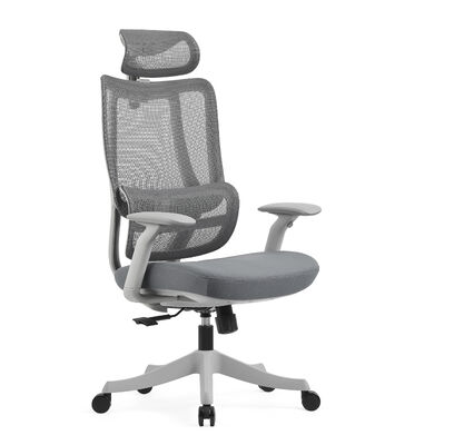 Buen precio Silla giratoria de oficina con altura ajustable Requiere montaje Acolchado cómodo Tejido transpirable Ideal para largas horas de trabajo en línea