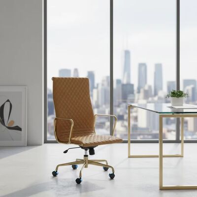 Buen precio Silla de oficina giratoria con montaje requerido, con reposabrazos, respaldo de malla transpirable y función giratoria suave, ideal para escritorios de oficina en línea