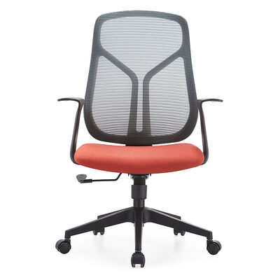 Buen precio Chasis inclinado con función de bloqueo de posición y ajuste de tensión inclinada de oficina silla giratoria negra elegante asiento cómodo duradero para oficina en línea