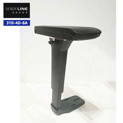 Reposabrazos para silla de escritorio de plástico y PU 4D, perfectos para espacios de oficina, que ofrecen componentes de asiento duraderos y cómodos