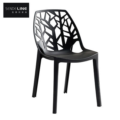 Buen precio Silla de plástico moderna Opción de asiento ergonómico contemporáneo Ideal para cafeterías Salones y salas de reuniones en línea