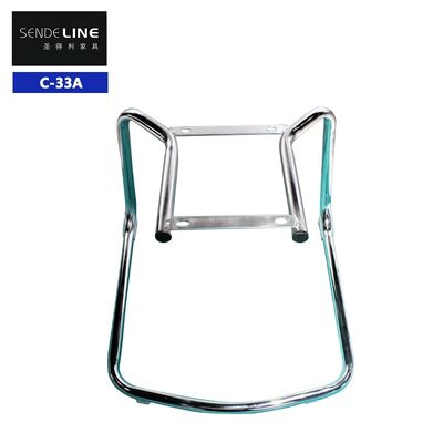 Buen precio Una silla de oficina moderna y robusta con estructura metálica en color electrochapado, base de silla de oficina en línea