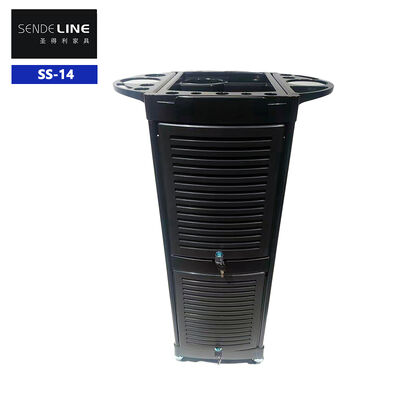 Buen precio Plastic Hair Salon Storage Cart con 5 pisos y 40*51*80cm Dimensiones para Barber Shops en línea