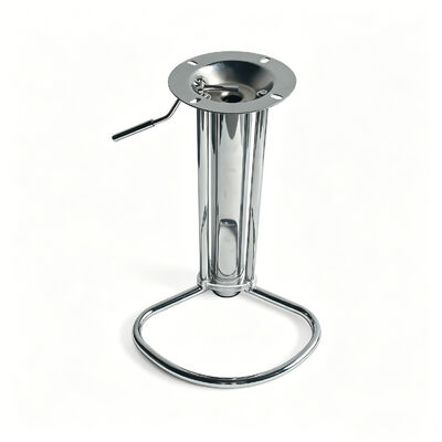 Buen precio Accesorios de taburetes de bar con bandeja circular de 160 mm, altura de 375 mm y construcción de hierro duradero para una rotación estable en línea