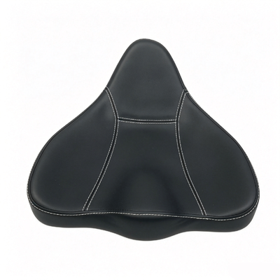 Buen precio Cojín de asiento de silla tipo sillín de espuma de alta densidad con superficie de PU de 395x355x73 mm para taburetes de salón y dentales en línea