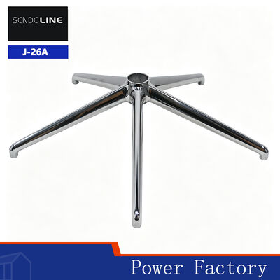 Buen precio Base metálica pulida de la silla de la oficina de los pies de la Cinco Estrellas de la aleación de aluminio con la altura del diámetro de 700m m y de 162m m En línea