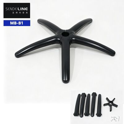 Buen precio Base de cinco estrellas de hierro desmontable y ensamblada de 1136 kg de presión estática para silla giratoria de oficina, repuesto En línea